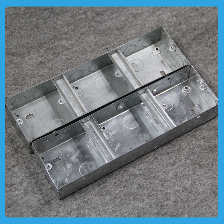 Three Gang 35mm Deep Metal Electrical Box